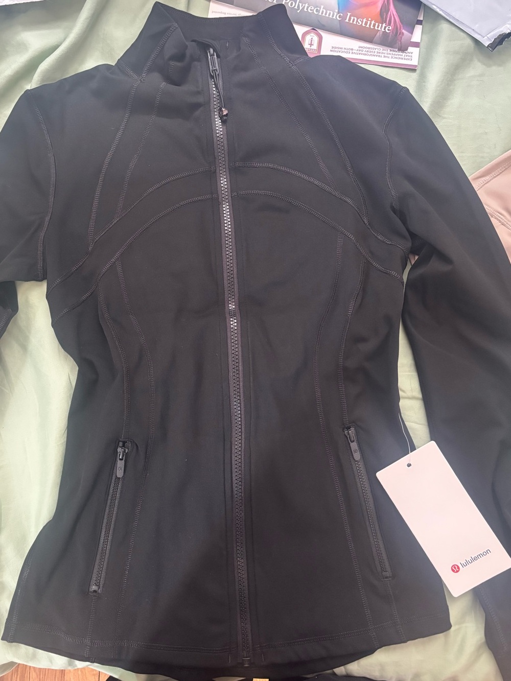 Lululemon black define jacket size 6